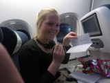 Verassing in het vliegtuig :)