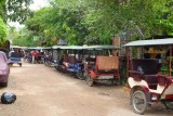 Wachtende tuktuks