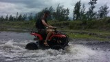 Led op de quad-bike