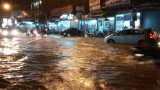 Wat Bo road was overstroomd