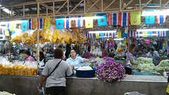 Bloemen markt Bangkok