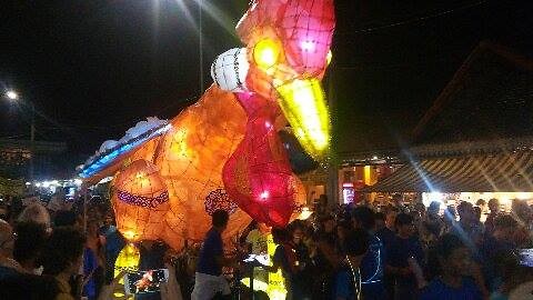 Giant Puppet parade Siem Reap