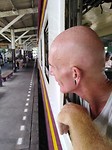 Trein naar Kanchanaburi, Thailand