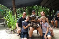 120 familiekiekje met de grote wombat