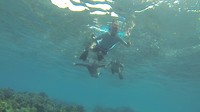 164 Rens Joep en Vicky snorkelen