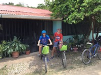 177 op de fiets voor de homestay in Samara