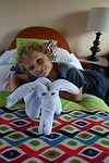 273 olifant op Joep's bed