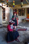 437 weven en spinnen in Chinchero