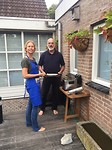480 Vicky en haar vader baken springrolls