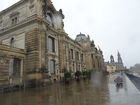 Brühlsche Terasse aan de Elbe in Dresden