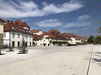 Op de boulevard van Maribor