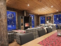 Gezellige bar in de lodge