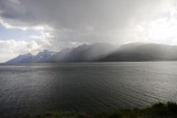 warmte onweer boven Grand Teton