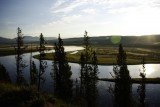 Yellowstone in het ochtendlicht