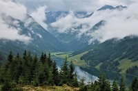 Durlaßboden Stausee tussen de gerlospas en de klimml