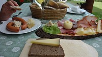 Lekker eten bij de Labalm.