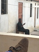 Mzee op stoel