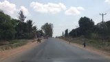 vanuit de auto gefilmd (toen Erik reed natuurlijk)