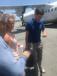 Precision Air bijna aan boord