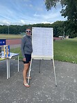 Alja bij haar doorkomtijden