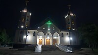 Kerk bij nacht