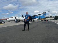 Laatste vlucht van de heenreis