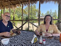 Lunch bij de ecolodge
