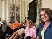 Zelfs zuster Marie José kwam nog even langs