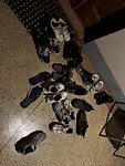 Schoenen bij de voordeur