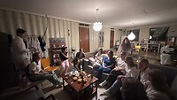 Gezellig druk