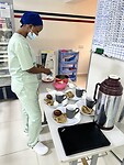Eten voor de patienten op de dialyse. Daar wel…