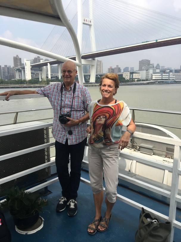 Met Kees, de vader van Deborah