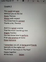 Lied voor het koor