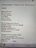 Lied voor het koor