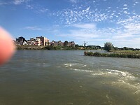 De pont van Gorinchem naar Woudrichem