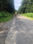 Miriam op weg op de Col des Sets