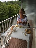 Diner op het balkon