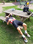 Lunch en break in de zon
