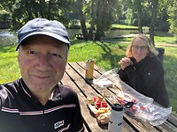 Lunch in het zonnetje