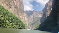 Op weg in de Cañon de Sumerero