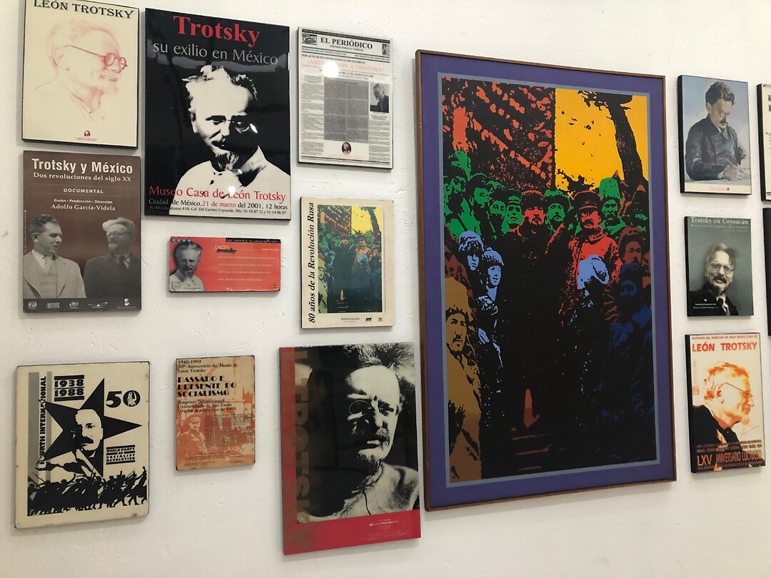 Tentoonstelling in huis Leon Trotski