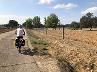 Langs het natuurpark La Doñana