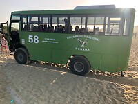 De Bus waarmee we werden rondgereden