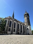 Kerk waar Maarten Luther zijn stellingen tegenaan timmerde