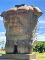 Beeld van de Colombiaan Botero