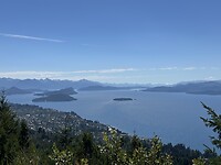 De eilandjes in Lago Nahuel Huapi
