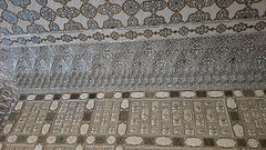 plafond hall of mirrors in amber fort