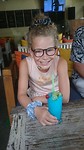 De tong kleurt wel blauw, maar het smaakt lekker