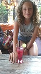 Ook een mooi kleurtje, zowel Noa als haar drankje