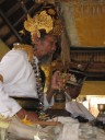 Tempel ceremonie aan het strand van Kuta.
